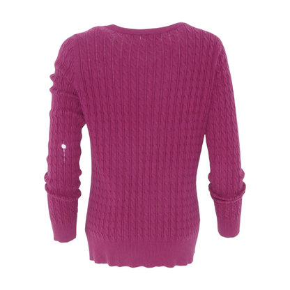 Mauve Cardigan Sweater