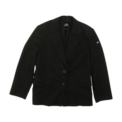 Black Solid Blazer