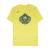 Yellow Solid Active T-Shirt