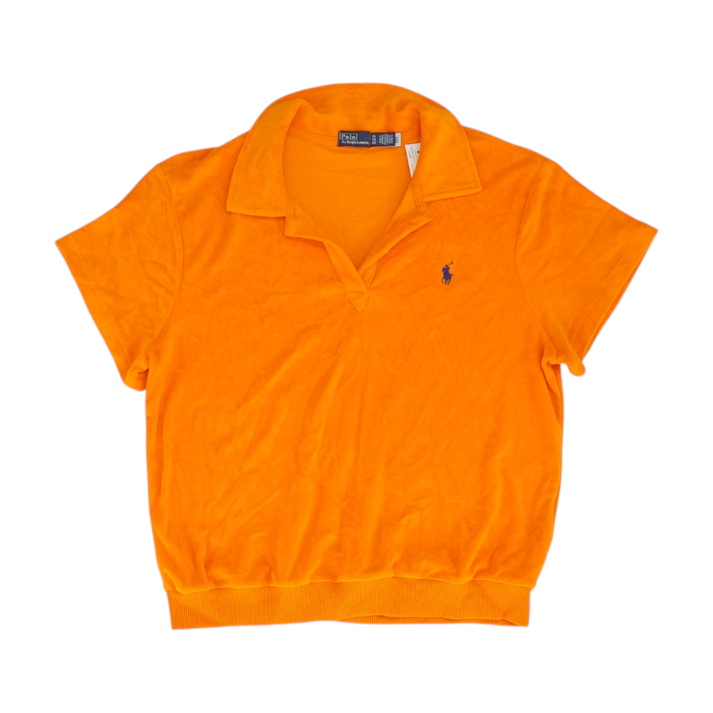 Polo Ralph Lauren Orange Solid Short Sleeve Polo – Image 1