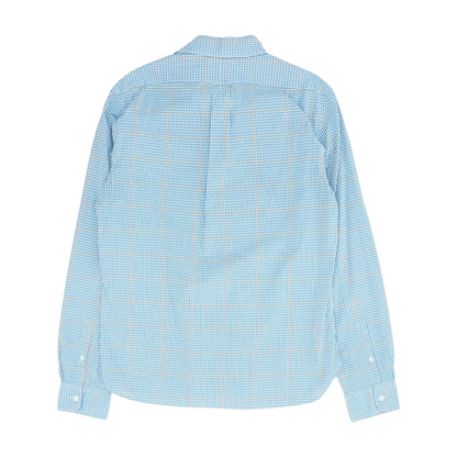 Blue Check Long Sleeve Button Down
