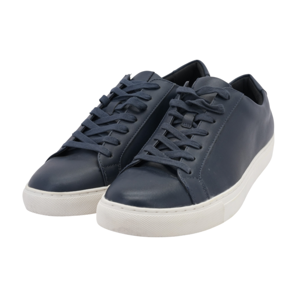 Navy Lace-Up Casual Shoes