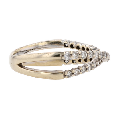 5/8 ctw 14K Two-Tone Gold Diamond Band Ring