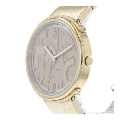 Women's Rare Logomania Gold Tone Stainless Steel Watch
