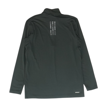 Black Solid 1/4 Zip Pullover