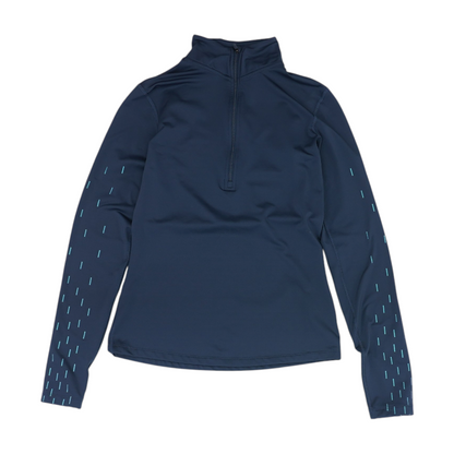 Navy Solid 1/4 Zip Pullover