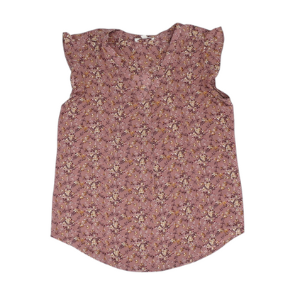 Pink Floral Blouse