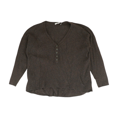 Brown 1/4 Zip Sweater
