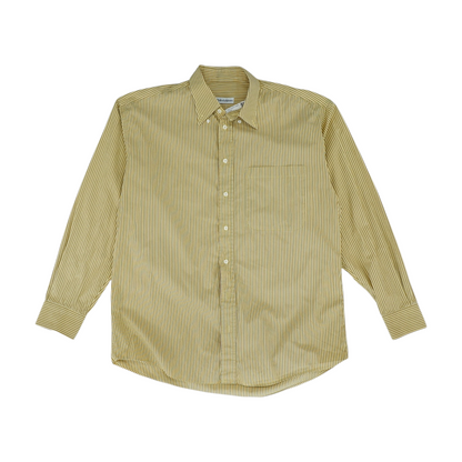 Yellow Striped Long Sleeve Button Down
