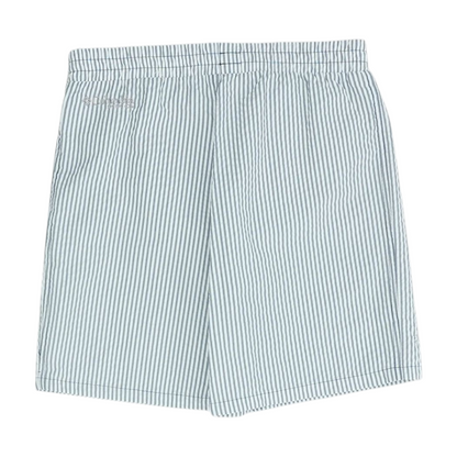 Blue Striped Active Shorts