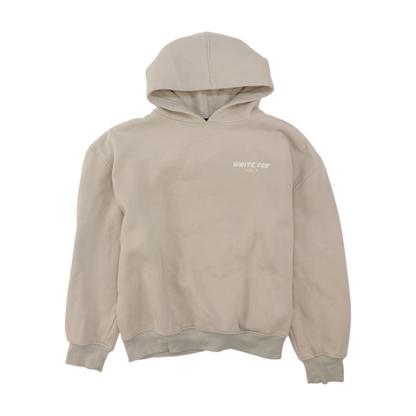 Gray Solid Hoodie Pullover