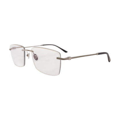 Silver PV619 Rectangle Prescription Eyewear
