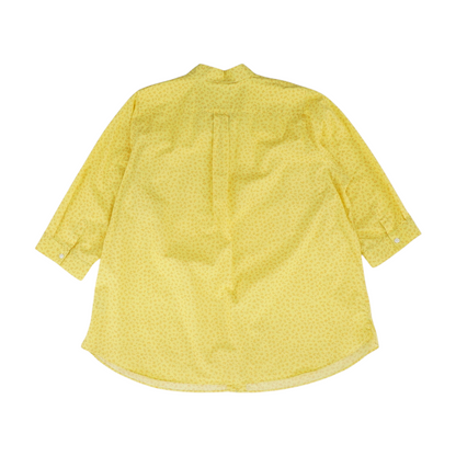 Yellow Plus Floral Button Down