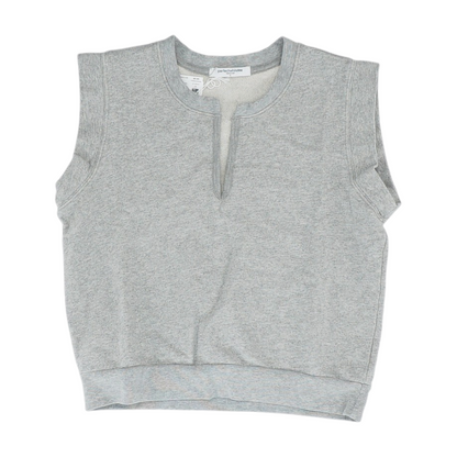 Gray Solid Sweatshirt Pullover
