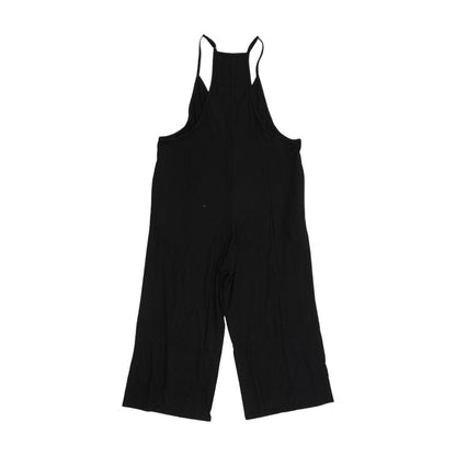 Black Solid Jumpsuit