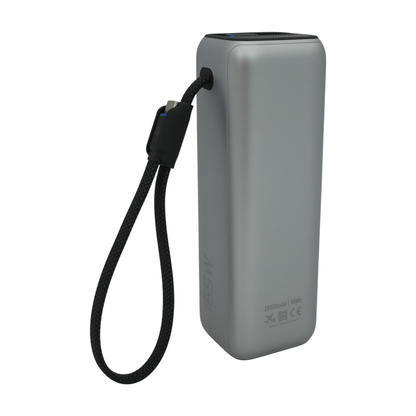 25K Built-In Retractable USB-C Cable Power Bank