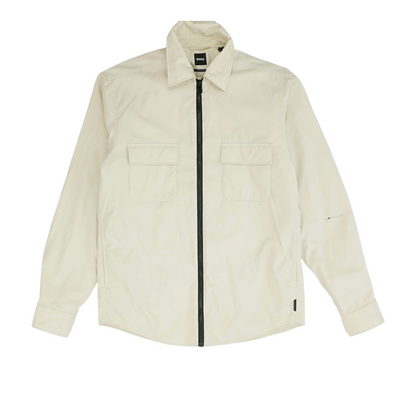 Beige Solid Jacket