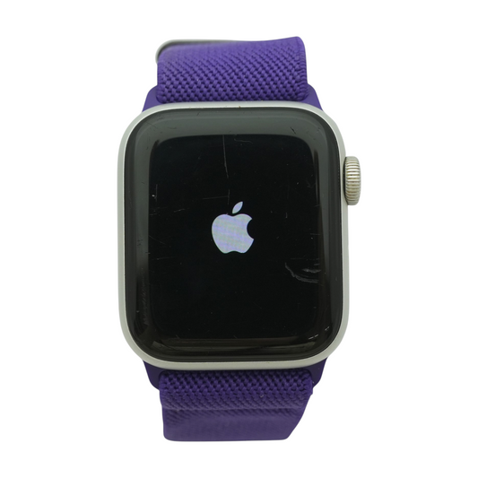 40mm Series SE Silver Smartwatch Purple Band S/M