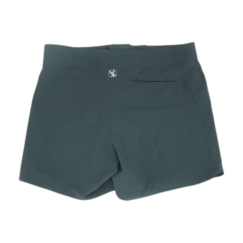 Black Solid Active Shorts