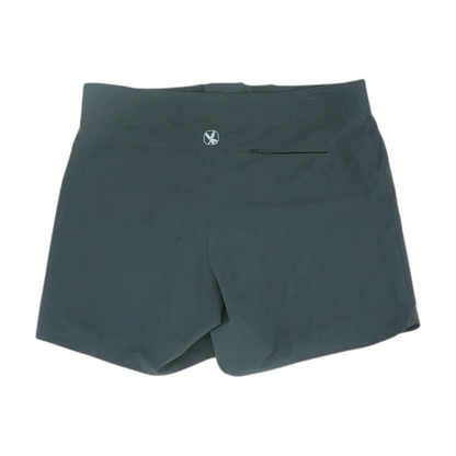 Black Solid Active Shorts