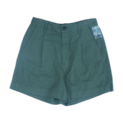 Olive Solid Chino Shorts