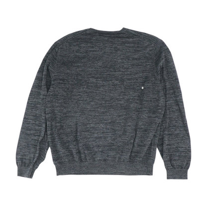 Charcoal Abstract Pullover Sweater