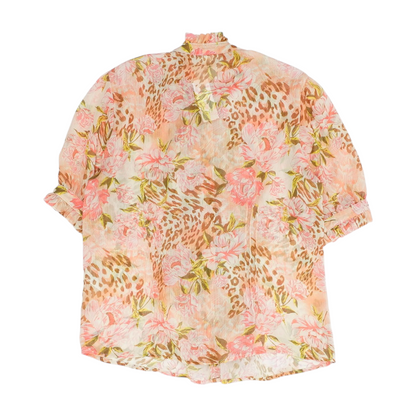 Pink Floral Blouse
