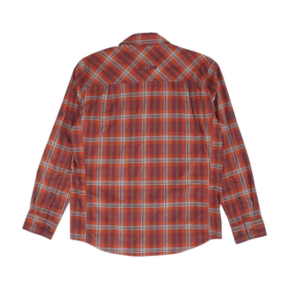 Red Plaid Long Sleeve Button Down