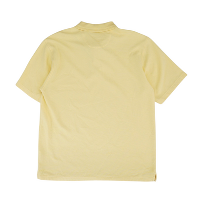 Yellow Solid Short Sleeve Polo