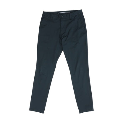 Black Solid Five Pocket Pants