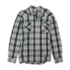 Gray Plaid Long Sleeve Button Down