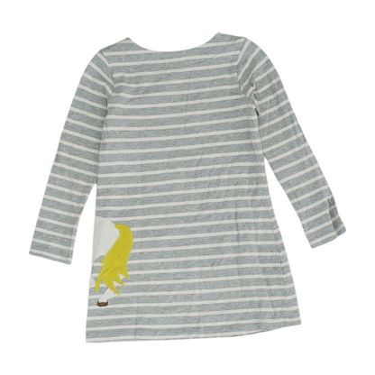 Gray Striped Dress