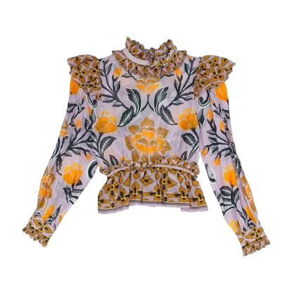 Pink Floral Blouse