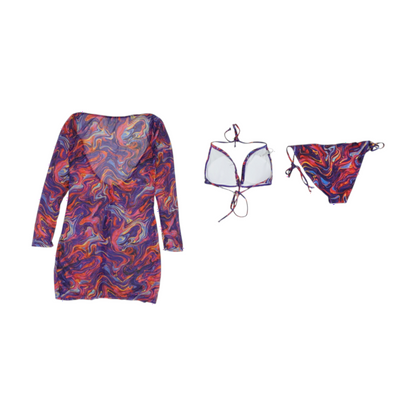 Purple Print Two-Piece