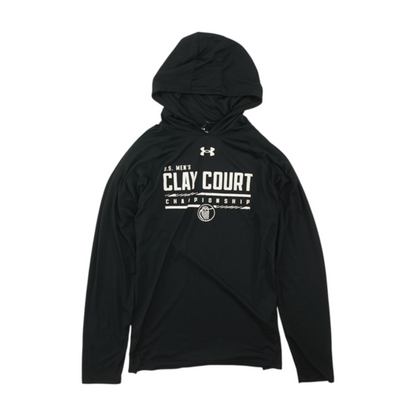 Black Solid Hoodie Pullover
