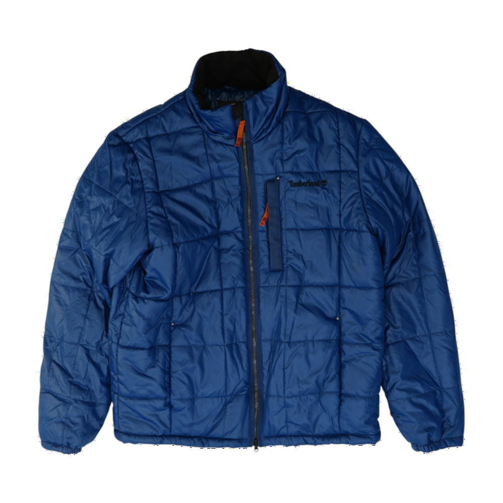 Timberland Blue Solid Jacket – Image 1