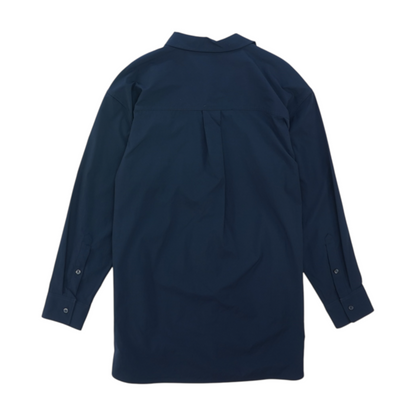 Navy Tall Button Down
