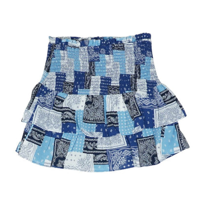 Blue Misc Mini Skirt