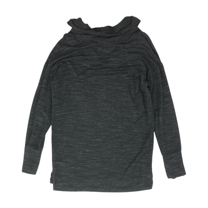 Black Solid Long Sleeve Blouse