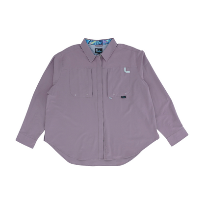 Mauve Plus Button Down