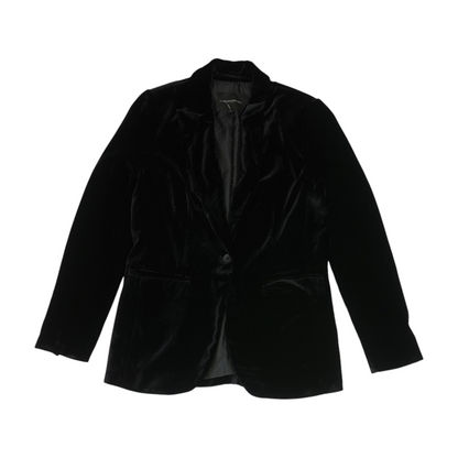Black Solid Blazer