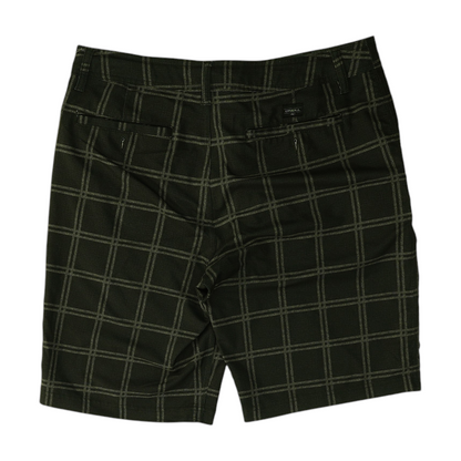 Gray Plaid Chino Shorts