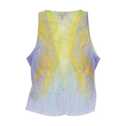 Multi Tie-Dye Cropped Blouse