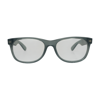 Gray New Wayfarer Oval Prescription Eyewear