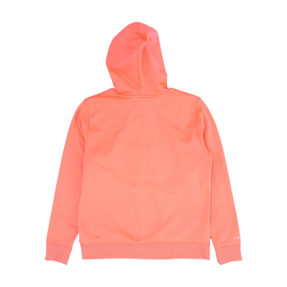 Neon Pink Solid Hoodie Pullover