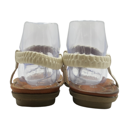 Beige Flat Sandals