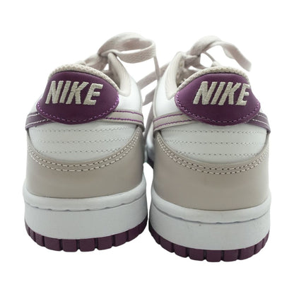 Dunk Low Purple Leather Athletic Shoes