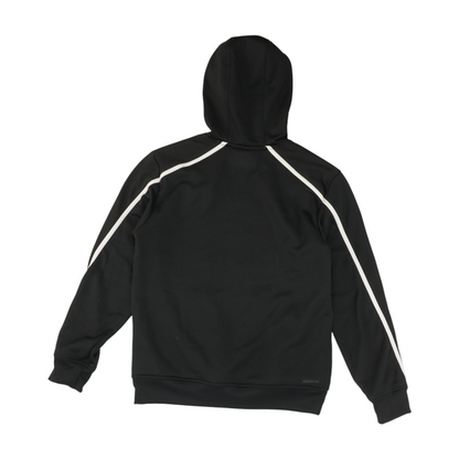 Black Solid Hoodie Pullover