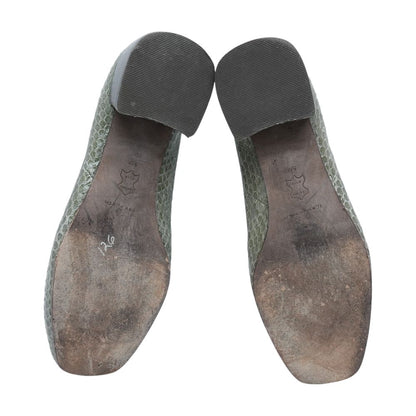 Green Ballet Flats