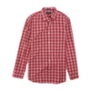 Red Plaid Long Sleeve Button Down